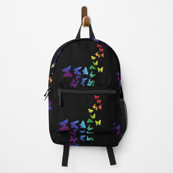Item preview, Rainbow Butterfly Trail: Pride Transformation Art on Black Noire designed and sold by Art-PraveenRai.