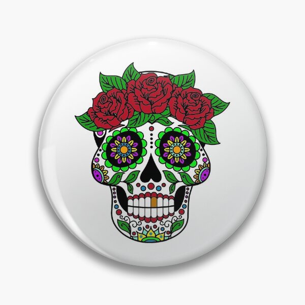 Item preview, Sugar Skull Calavera Roses designed and sold by WakeNBake-Tees.