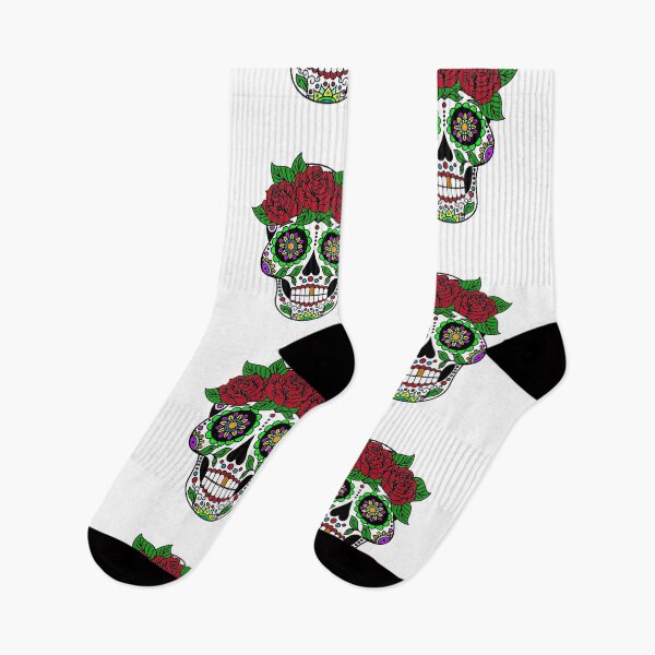 Item preview, Sugar Skull Calavera Roses designed and sold by WakeNBake-Tees.