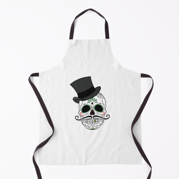 Item preview, Sugar Skull Calavera Top Hat designed and sold by WakeNBake-Tees.