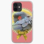 Black Palm Cockatoo Realistic Painting iPhone Case