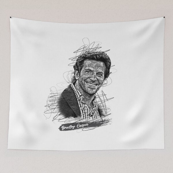 Item preview, Bradley Cooper Abstract Sketch Art. Bradley Cooper, Bradley Cooper Fan Art designed and sold by graphic-genie.