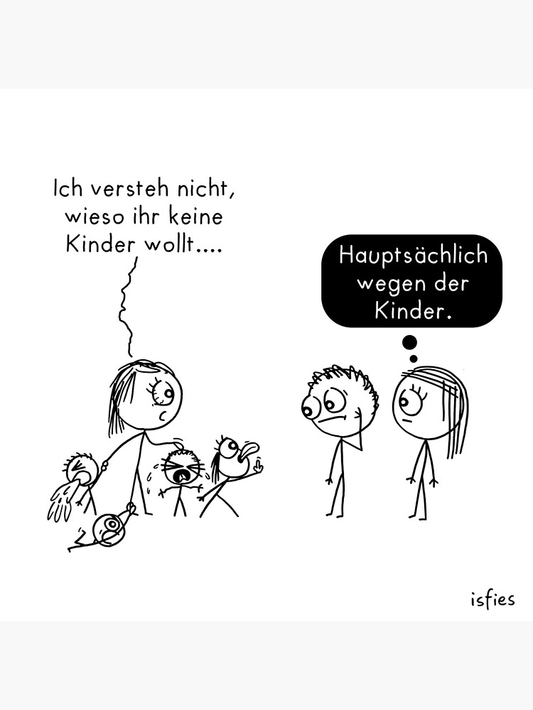 Thumbnail 3 von 3, Poster, Keine Kinder designt und verkauft von islieb.