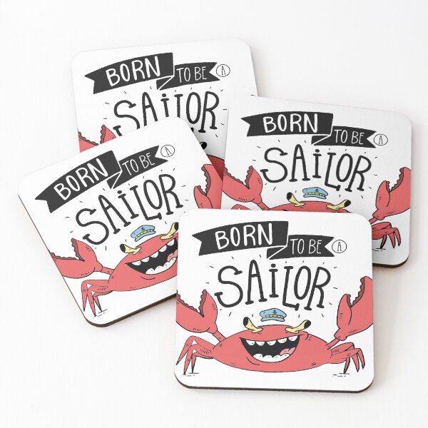 Item preview, born to be a sailor designed and sold by Sya Prints.