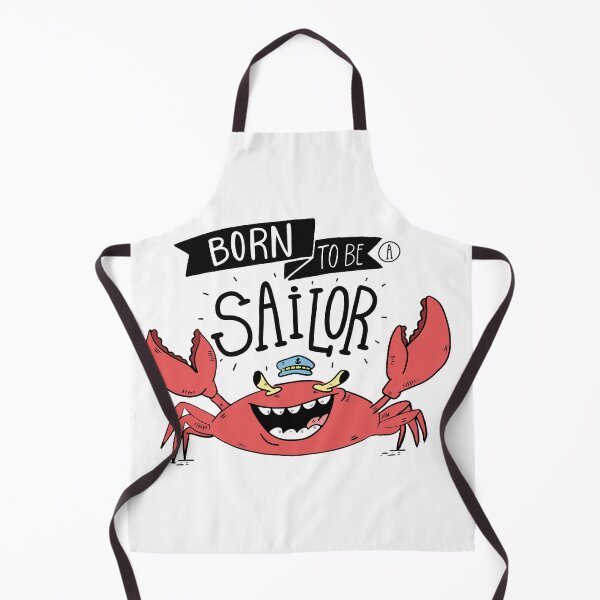 Item preview, born to be a sailor designed and sold by Sya Prints.