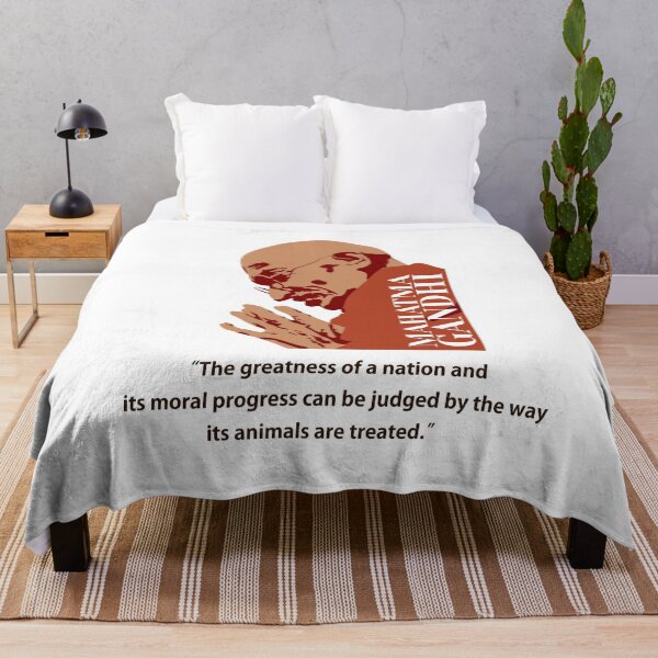Item preview, filósofo, Mahatma Gandhi, vegano, protección animal (gótico) designed and sold by challengecafe.
