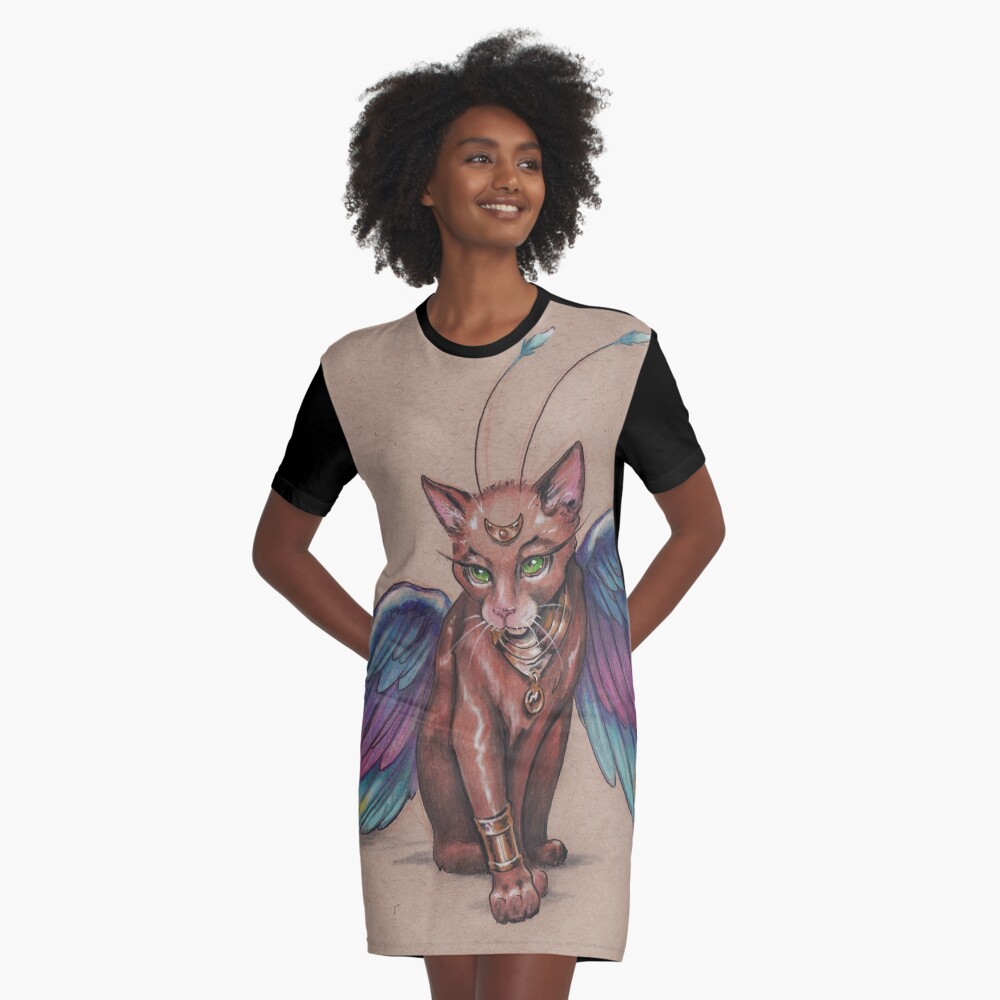Item preview, Graphic T-Shirt Dress designed and sold by justteejay.