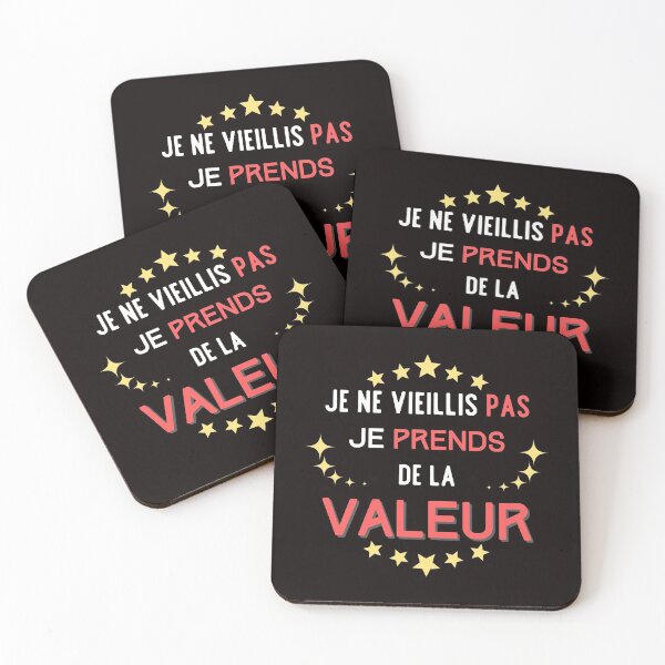 Aperçu de l'œuvre Je ne vieillis pas je prends de la valeur créée et vendue par JeremyMadaci.
