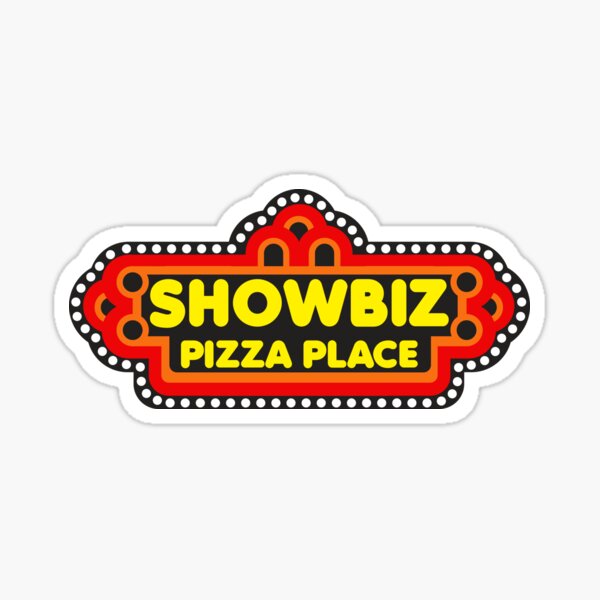 Showbiz Pizza Sticker