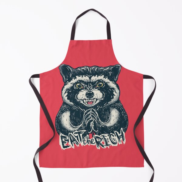 Item preview, Eat the Rich - Evil Raccoon - Funny Thanksgiving Dinner Socialist Racc Animal Saying Quote Socialism Super Dank Ironic Meme Anticapitalist Anti Capitalist Anti Capitalism Millionaire Billionaire designed and sold by Any Color Designs.