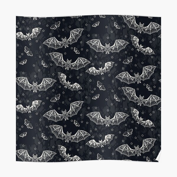Lace Bats Poster