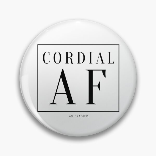 Item preview, Cordial AF - Frasier designed and sold by CalledEclectic.