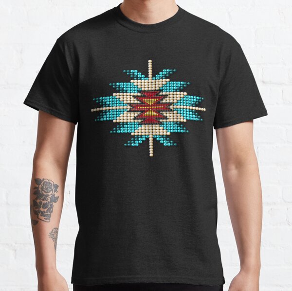 Turquoise Native American Southwest-Style Sunburst Classic T-Shirt