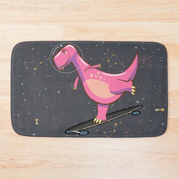 Item preview, dinosaur skating in the space  designed and sold by Northendesigns.