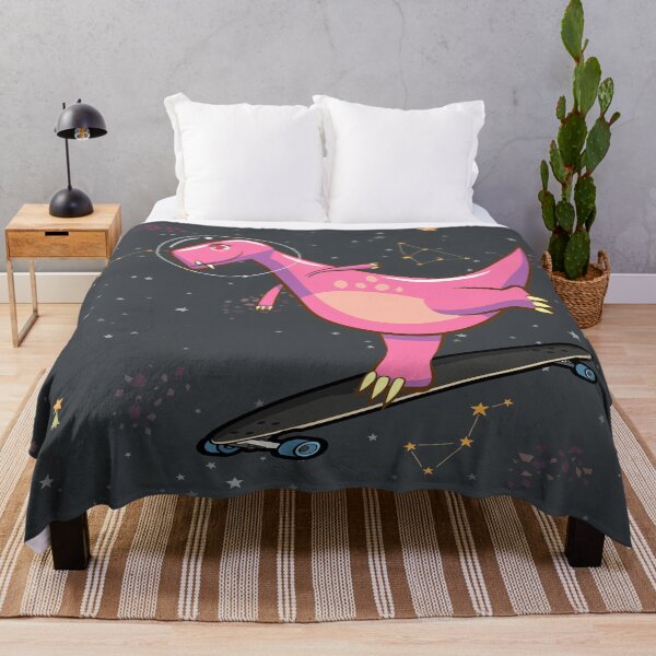 Item preview, dinosaur skating in the space  designed and sold by Northendesigns.