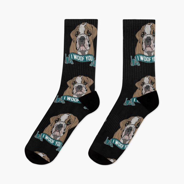 Item preview, Dog with text i woof you. designed and sold by koalas1414.
