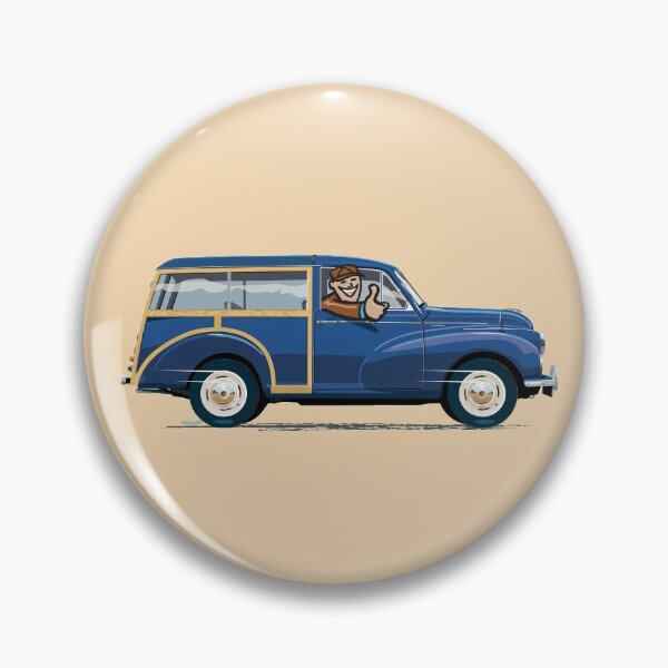 Item preview, Morris Minor Traveller in Trafalgar Blue designed and sold by Bigs66.