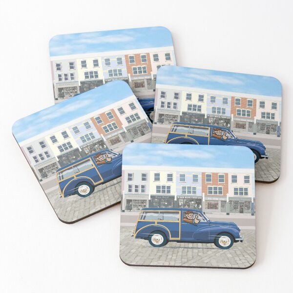 Item preview, Morris Minor Traveller in Trafalgar Blue designed and sold by Bigs66.
