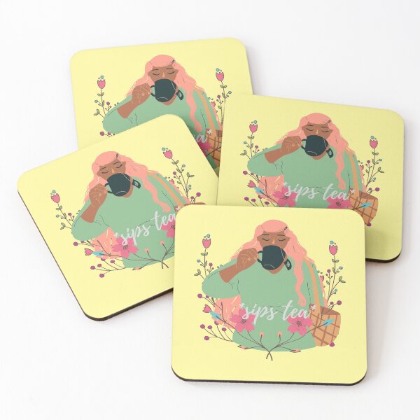 Item preview, sips tea designed and sold by avocadissimo.