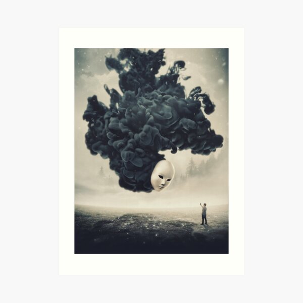The Selfie A Dark Surrealism Art Print