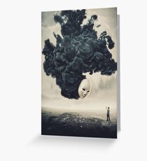 The Selfie A Dark Surrealism Greeting Card