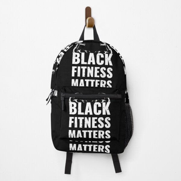 Item preview, black fitness matters / funny fitness gift / black fitness present / workout designed and sold by anodyle.