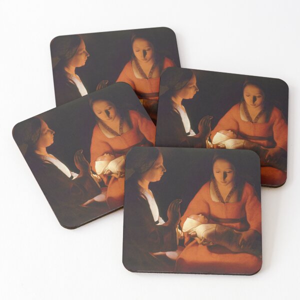 Item preview, Georges de La Tour - The Newborn Child (Le Nouveau-né) 1648 designed and sold by HistoryRestored.