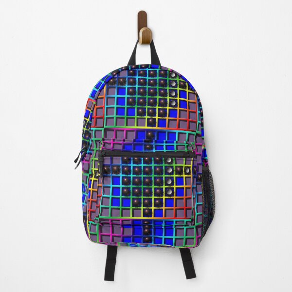 Item preview, Lattice, Corona, (319) (blue, yellow, green, red,) Decorative, Digital, Colorful, Abstract, designed and sold by Paszkan.