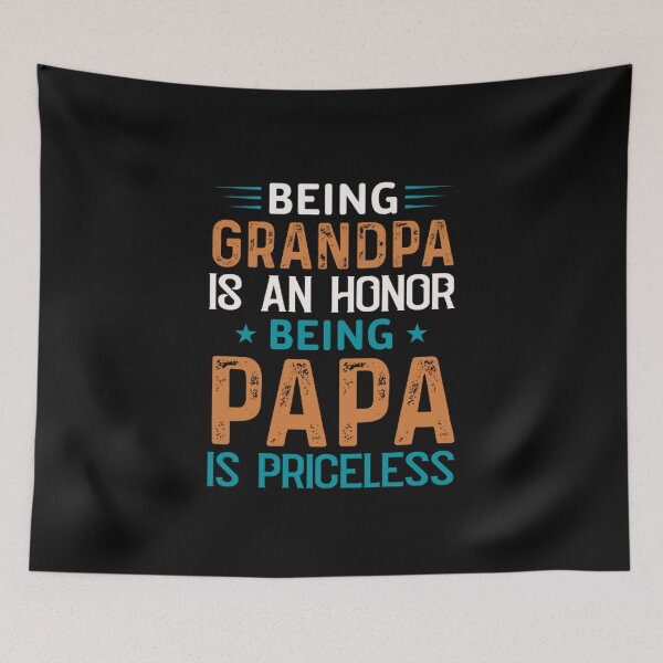 Item preview, Being grandpa is an honor being papa is priceless Classic  designed and sold by zahra369der.
