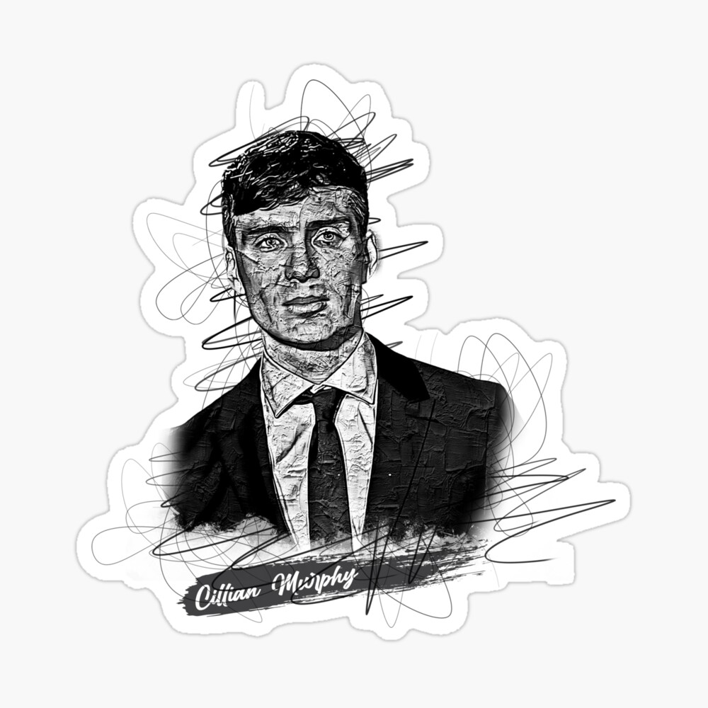 Cillian Murphy Abstract Sketch Art, Cillian Murphy, Cillian Murphy Digital  Art