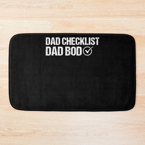 Item preview, Dad Checklist dad bod fathers day funny dad joke designed and sold by Nessshirts.