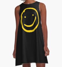 Smile if You're Bored A-Line Dress