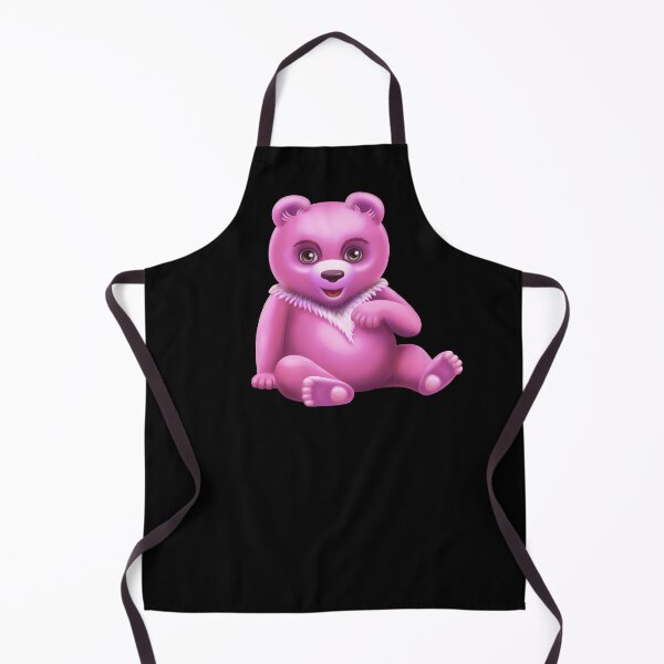Item preview, stylized cartoon pink bear cub designed and sold by nataliavavilina.