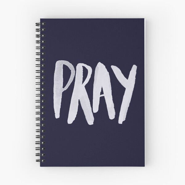 Item preview, Pray Typography x Navy designed and sold by theanointedhome.