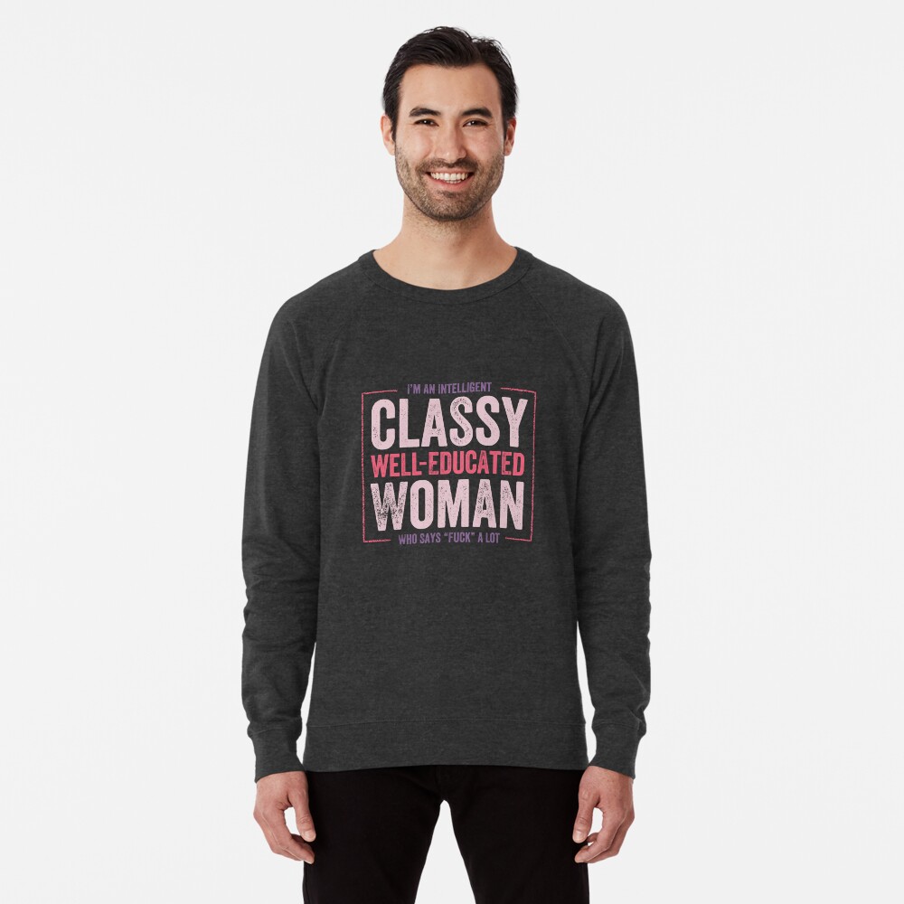 Item preview, Lightweight Sweatshirt designed and sold by DamnAssFunny.