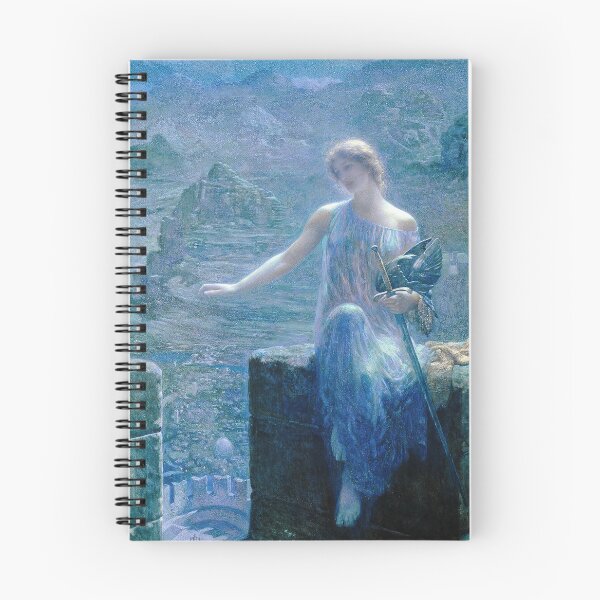 Item preview, Edward Robert Hughes - The Valkyrie's Vigil (1906) designed and sold by HistoryRestored.