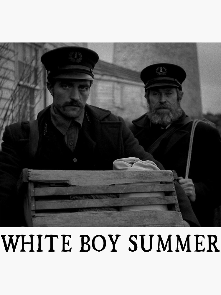 Thumbnail 3 of 3, Sticker, Ye Pale Man Summer! designed and sold by Sonny-Joon.