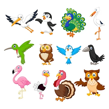 Imagen de la obra Cute Birds Animals de TeeHome