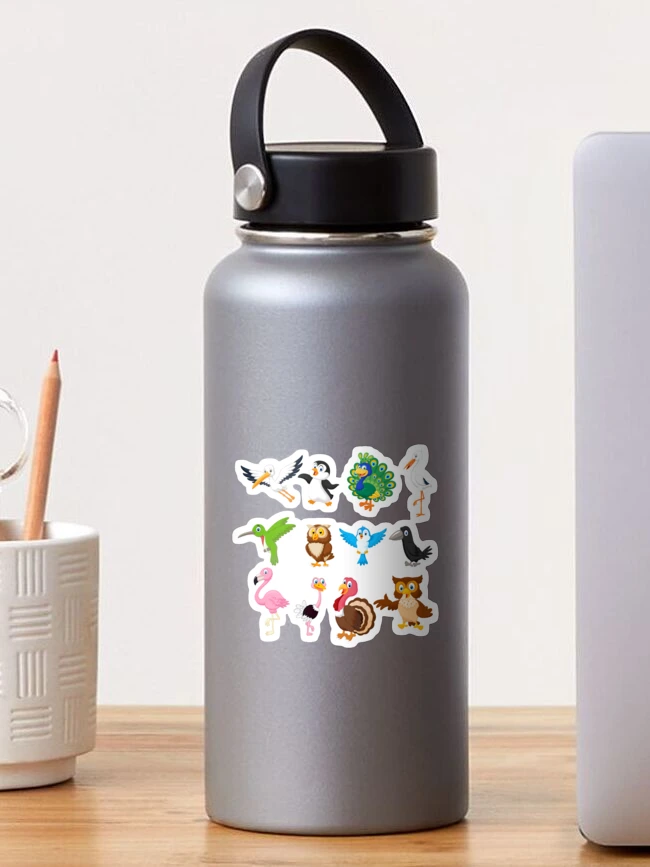 Imagen 1 de 3, Pegatina con la obra Cute Birds Animals, diseñada y vendida por TeeHome.