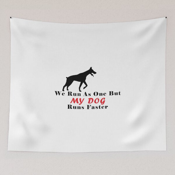Item preview, We Run As One But My Dog Runs Faster designed and sold by Aymanerachif.