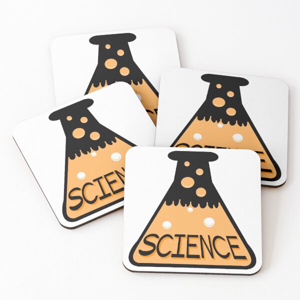 Item preview, Orange Science Flask designed and sold by Neuro-Nerdom.