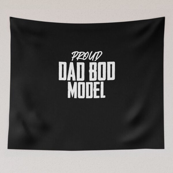 Item preview, Proud dad bod model father figure real men dad body designed and sold by Nessshirts.