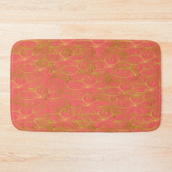 Item preview, Golden Hibiscus ( Light Red) designed and sold by irisonline.