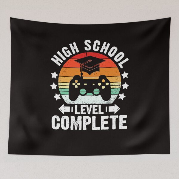 Item preview, high school level complete retro 2021 graduation gift  designed and sold by Majesticoo.