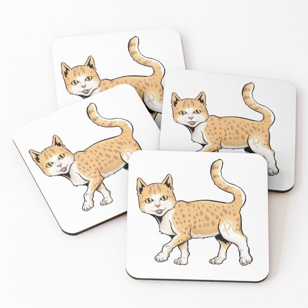 Item preview, Cute Brown Cat Walking Artwork Drawing Illustration designed and sold by Gabrielptdedi.