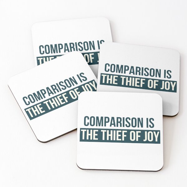 Item preview, Lettering Comparison Is The Thief Of Joy designed and sold by 3kna22.