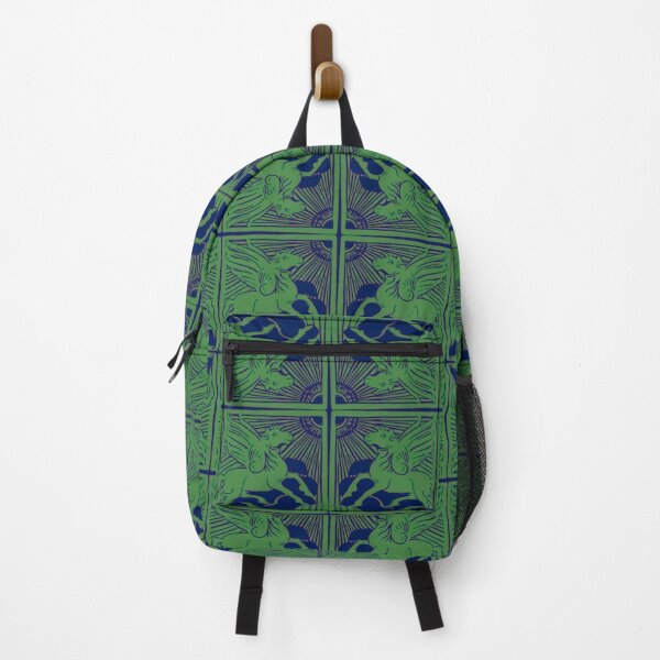 Item preview, Embrace Virtue - Green, Dark Blue Magical Pegasus Winged Horse designed and sold by SpiritGifts.