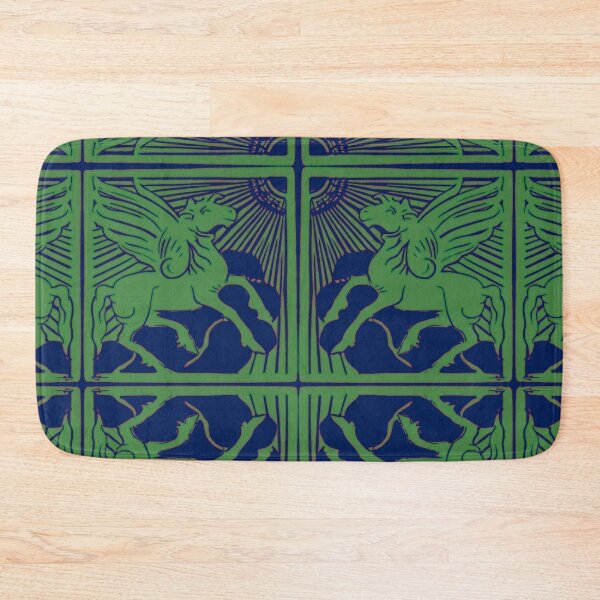 Item preview, Embrace Virtue - Green, Dark Blue Magical Pegasus Winged Horse designed and sold by SpiritGifts.