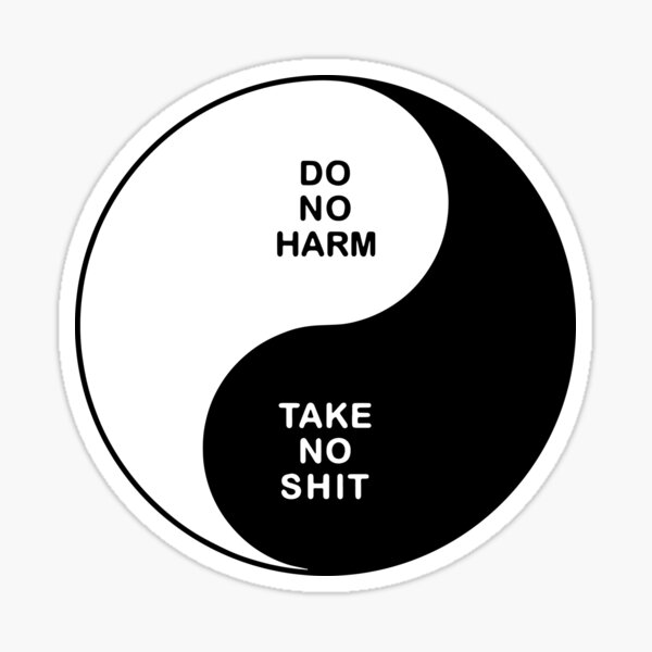 Item preview, Do No Harm Take No Shit designed and sold by SkyAfterDusk.