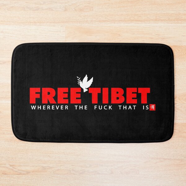 Item preview, Free Tibet White Red designed and sold by John Poon.